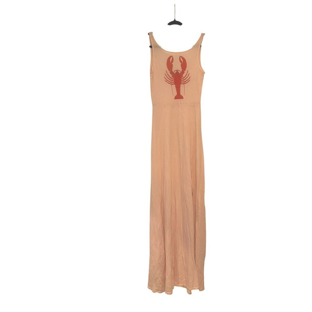 Wild Fox sz M maxi pink lobster tank dress or swim cover up L